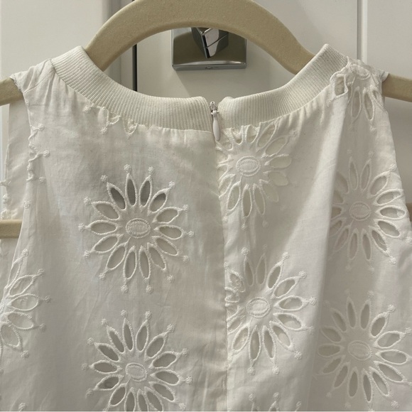 Zara White Embroidered Top- Size S; New with Tags - Picture 4 of 8